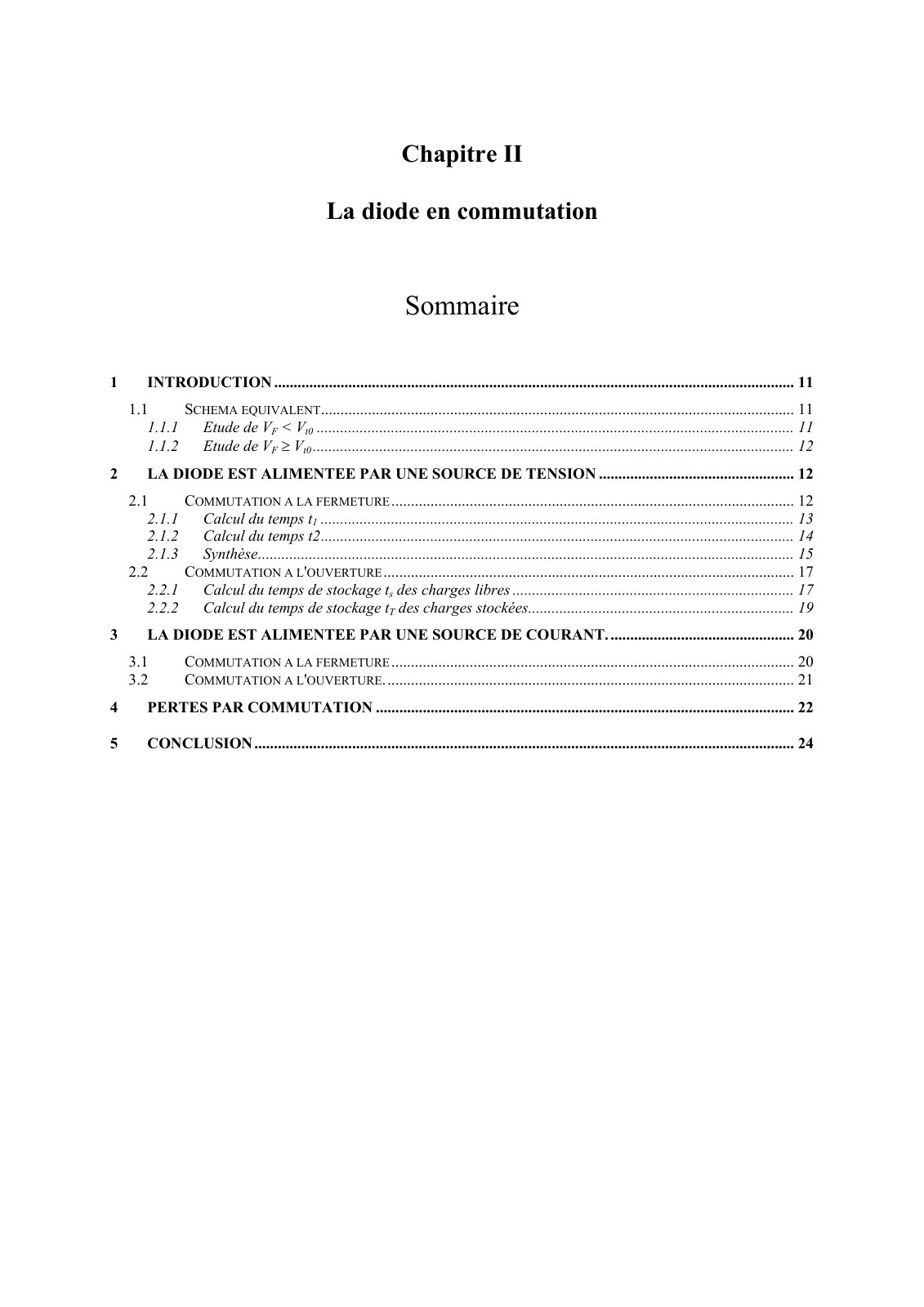 First page of diode commutation