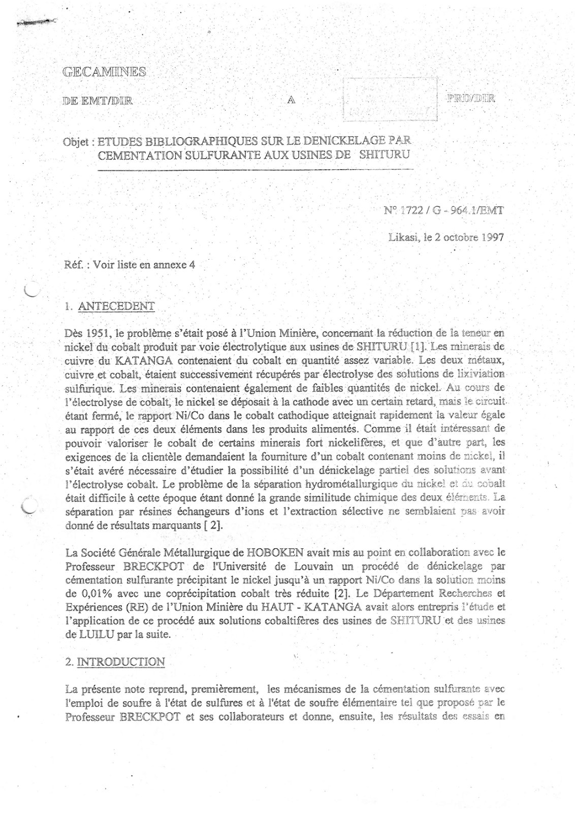 First page of Separation techniques in hydrochemistry