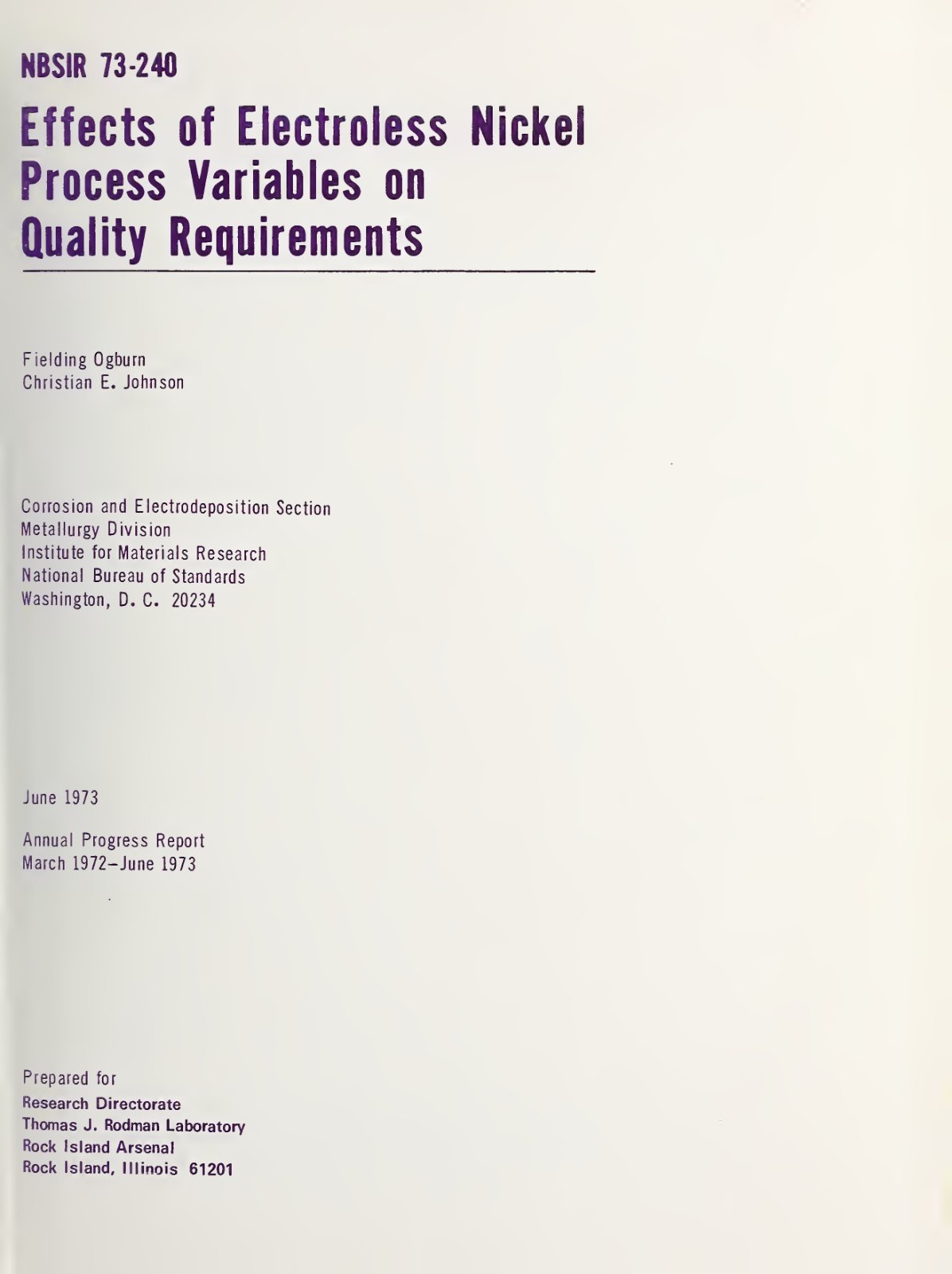 First page of Effects of Eiectroless Nickel Process Variables on Quality Requirements