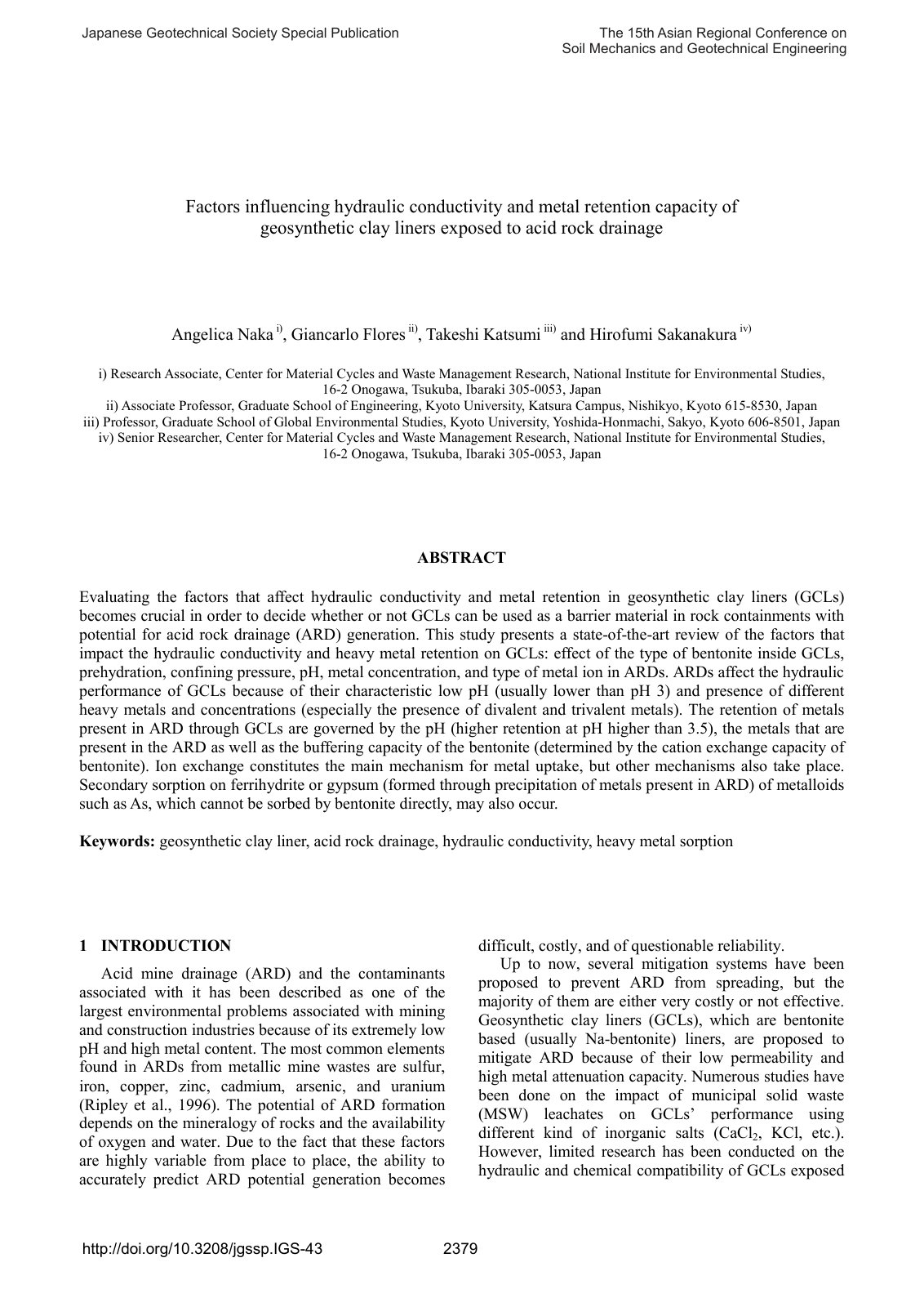 First page of Factors influencing hydraulic conductivi