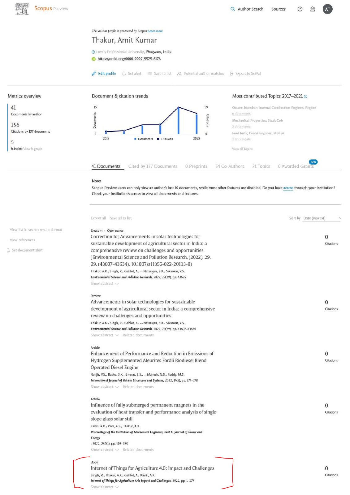 First page of Book SCOPUS