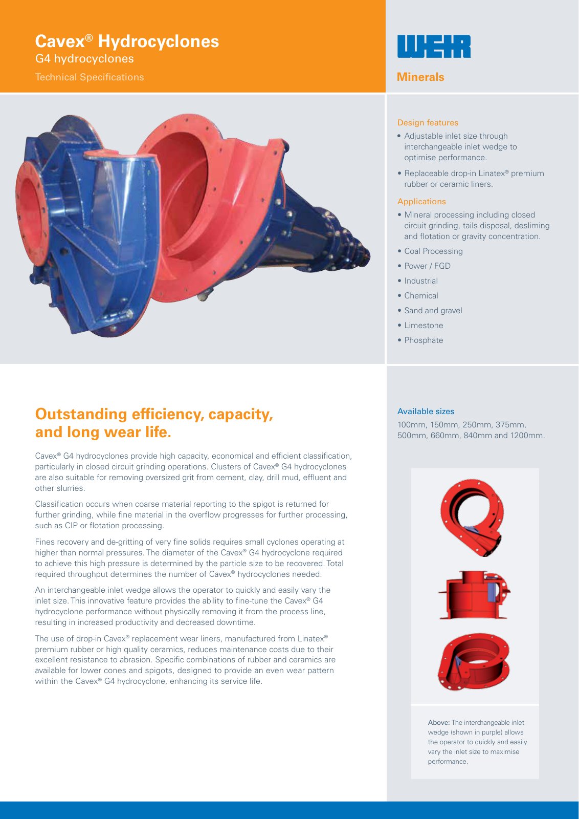 First page of AU0440 CavexG4 A4 Spec Sheet 20160919 PREVIEW
