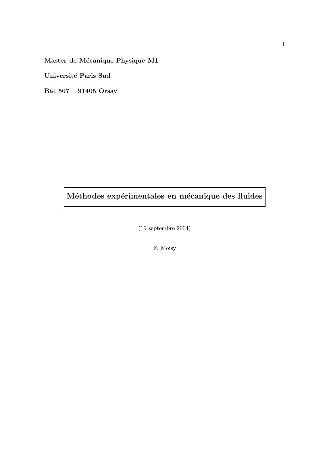 First page of anemometre fil chaud