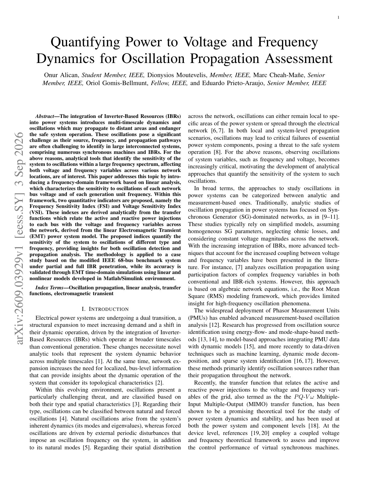 First page of 2026 Alican Power Voltage Frequency Oscillation Propagation