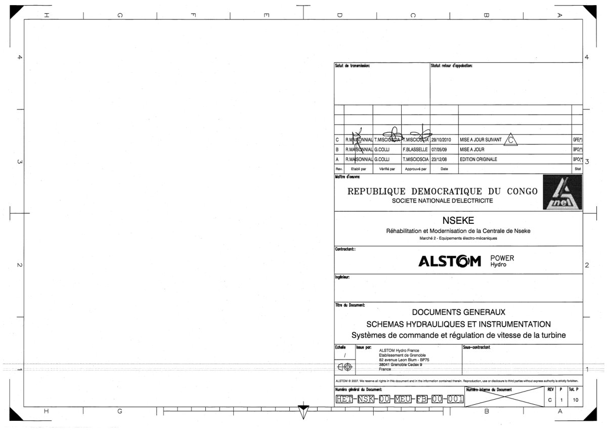 First page of SCHEMA HYDRAULIQUE REGULATEUR DE VITESSE