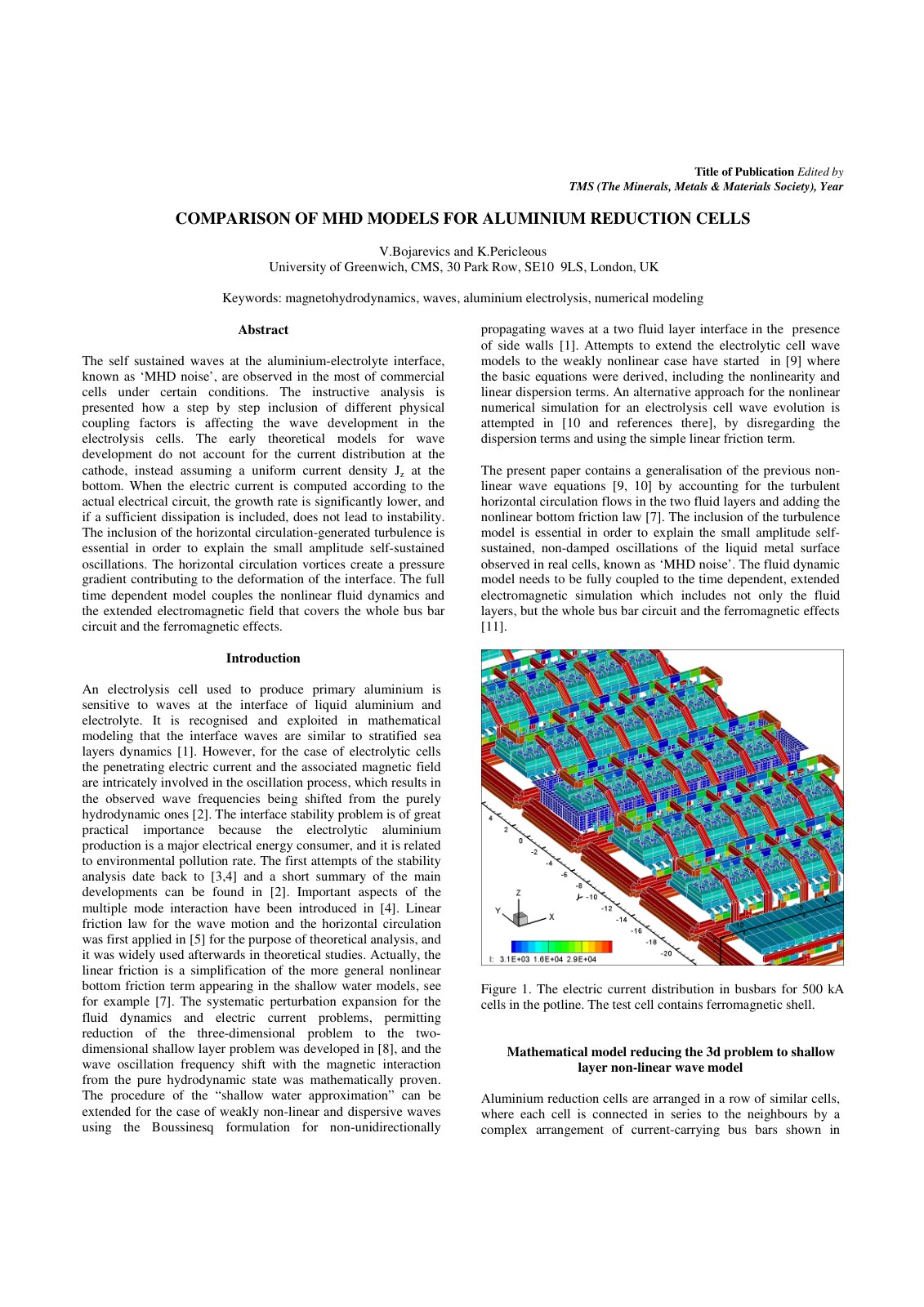 First page of Title of Publication Edited by TMS The