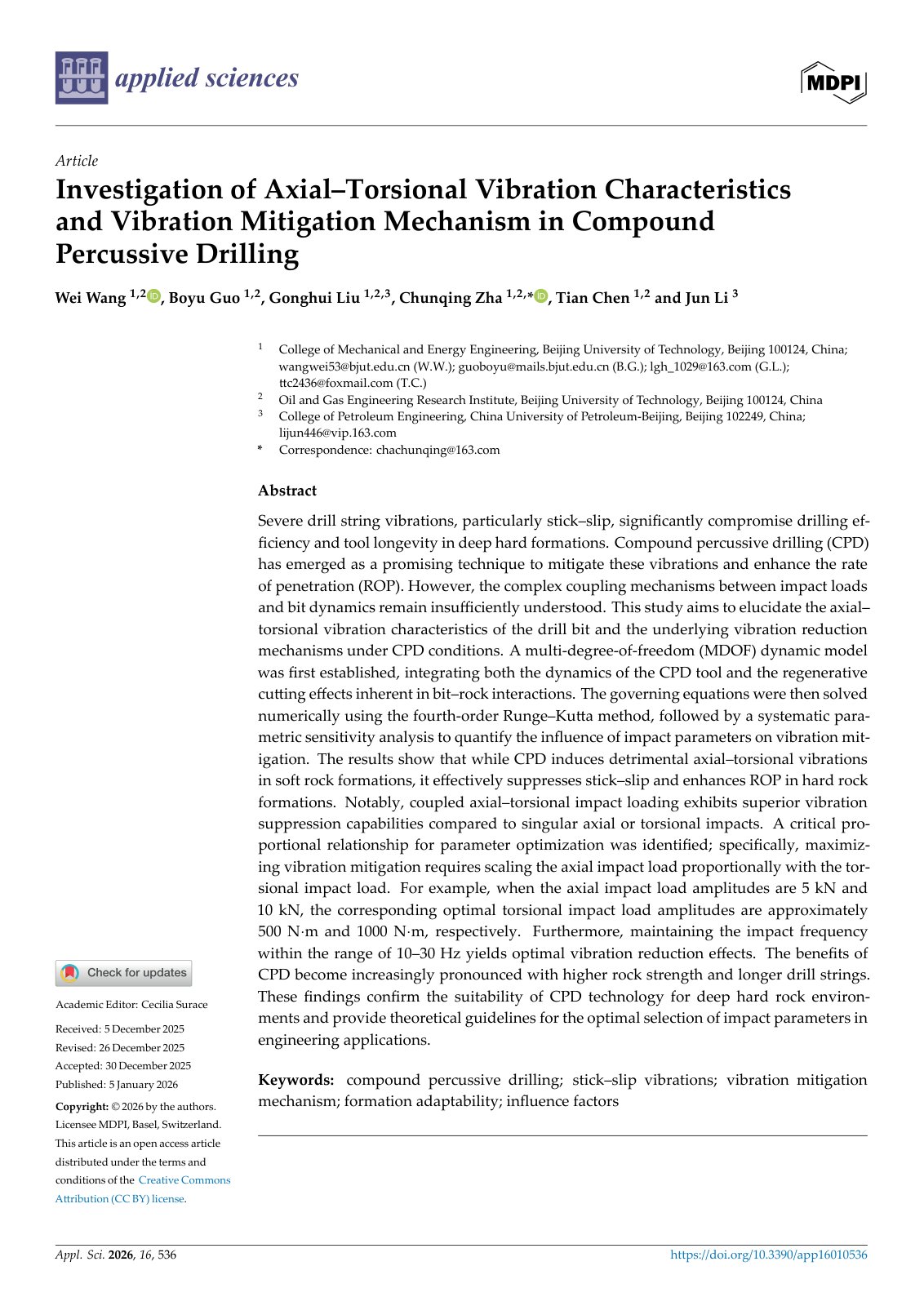 First page of Investigation of Axial Torsional Vibration Charact