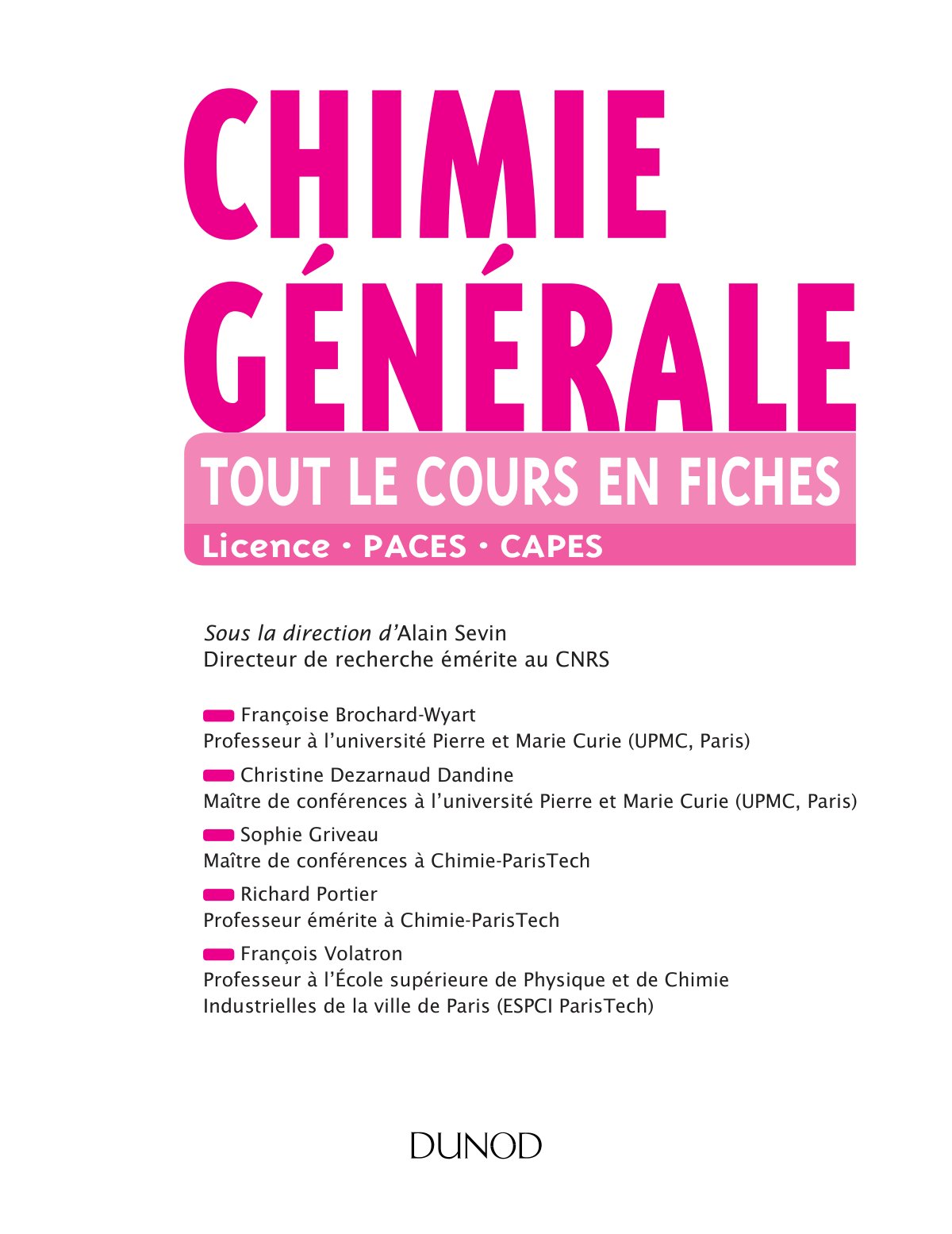 First page of Tout le cours de chmie organique
