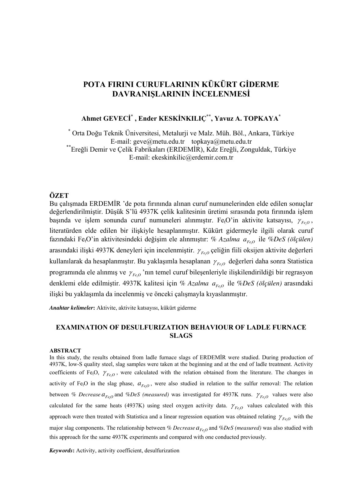 First page of Pota Firini Curuflarinin Kukurt Gi derme
