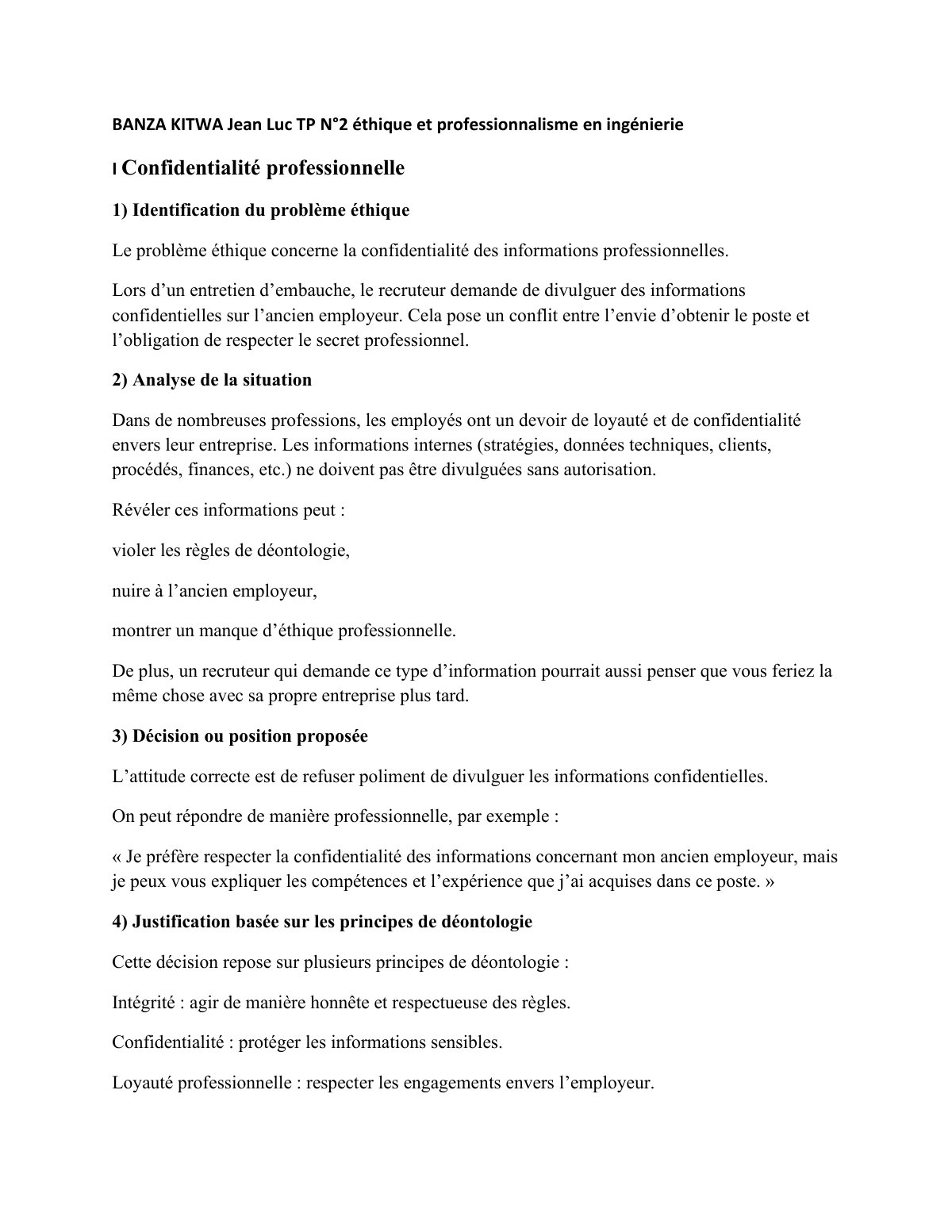 First page of TP 2 banzA kitwa jean luc  075536