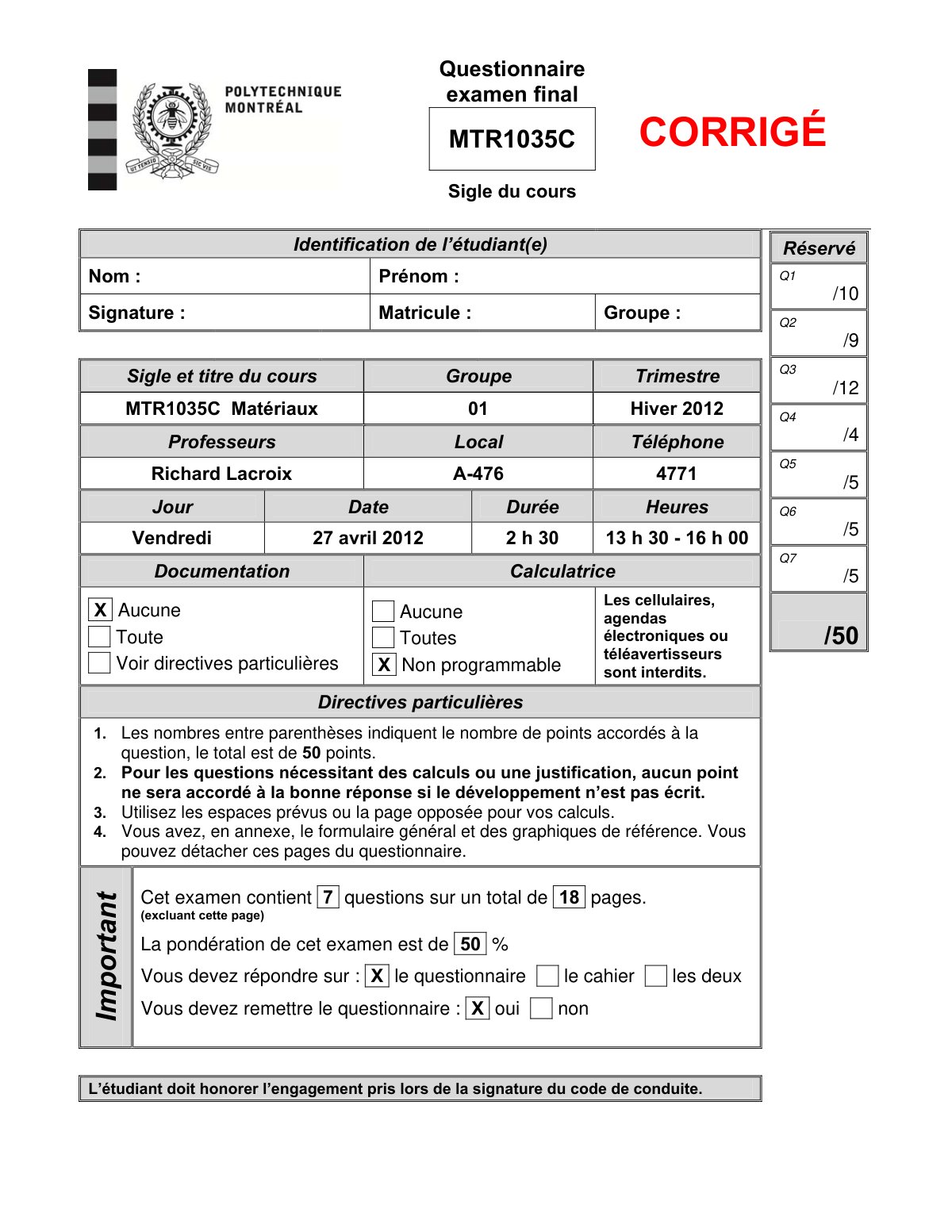 First page of MTR1035C Final1 H2012 QS