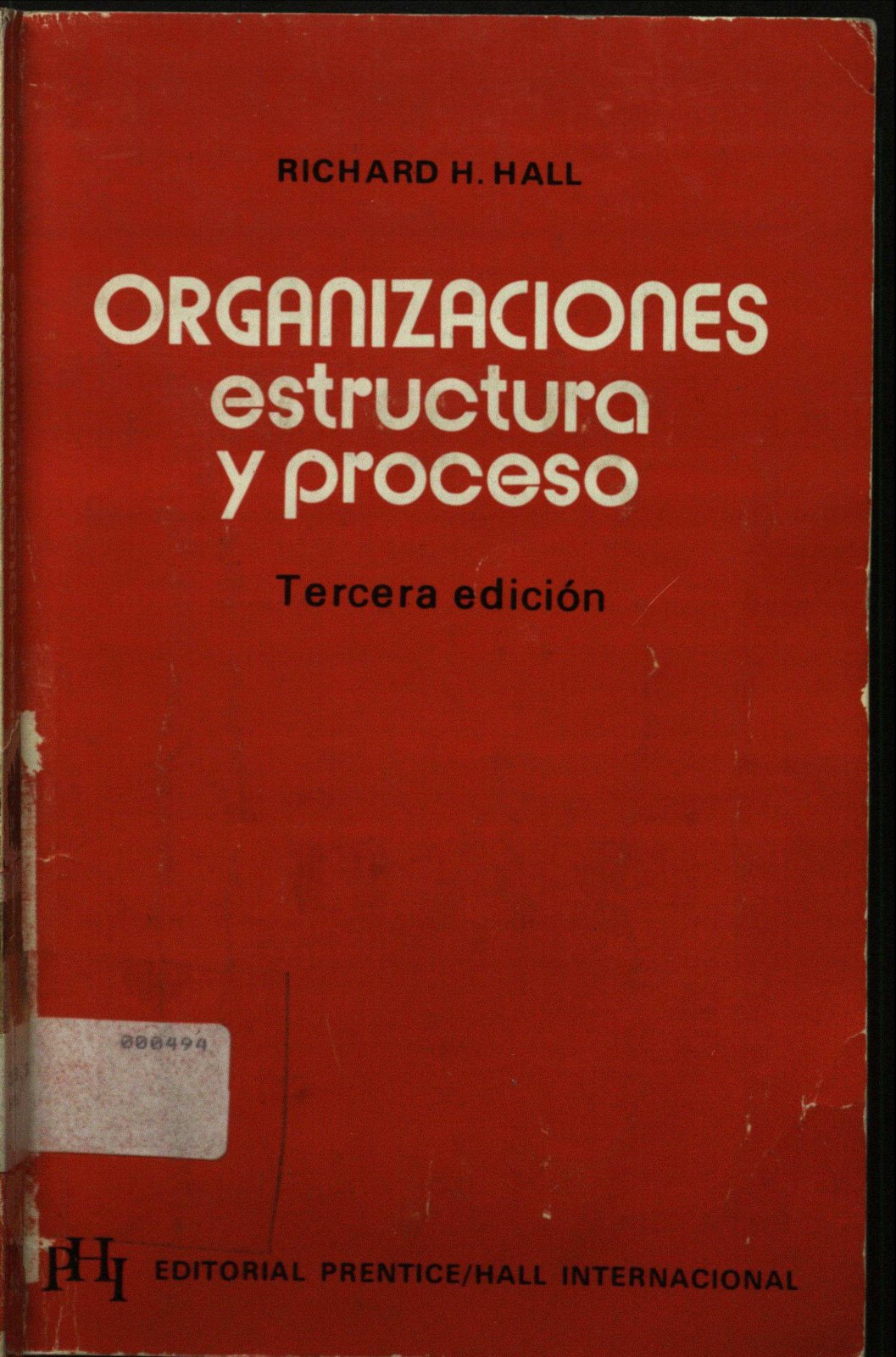 First page of HALL Organizaciones 1 TP3