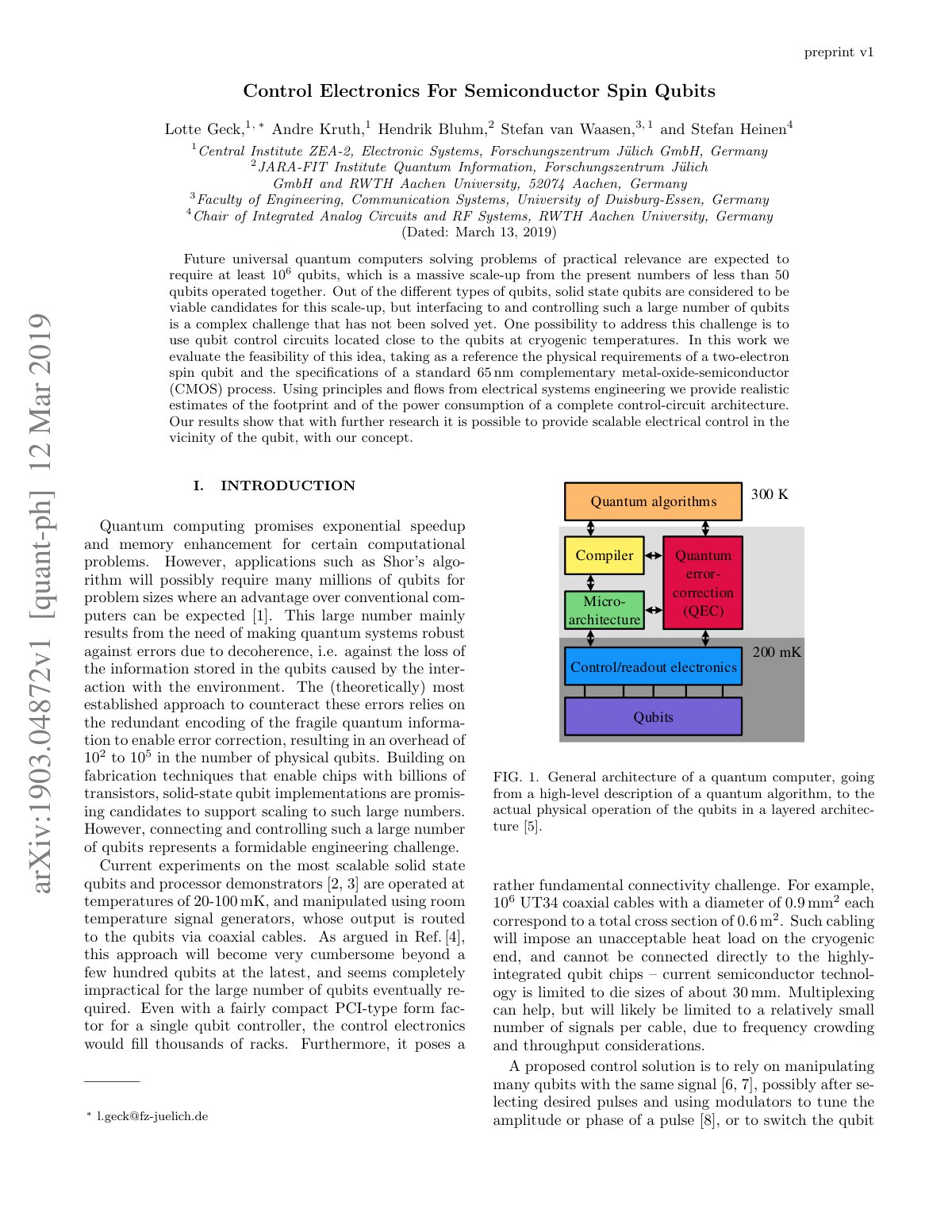 First page of preprint v1