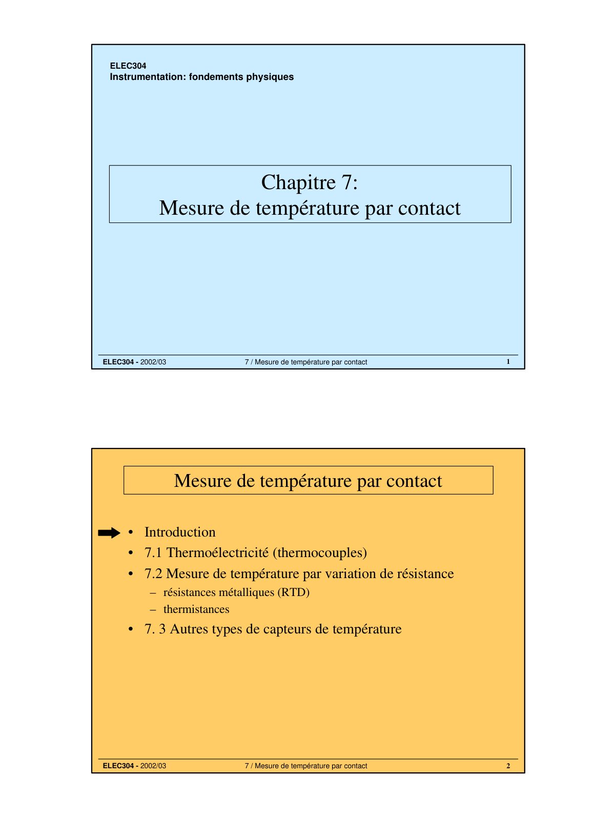 First page of IV.7 Temperature