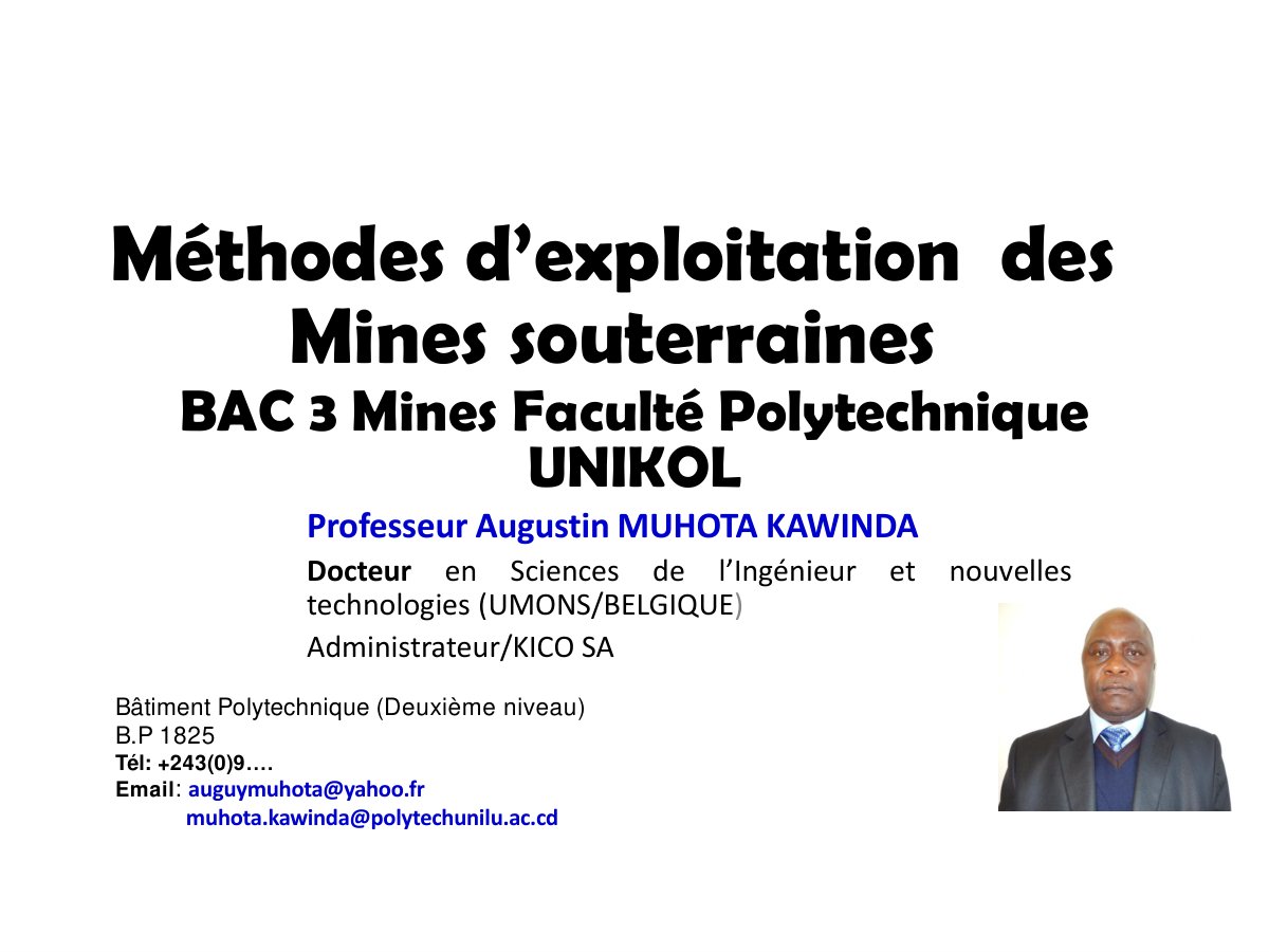 First page of Méthodes d’exploitation MS UNIKOL