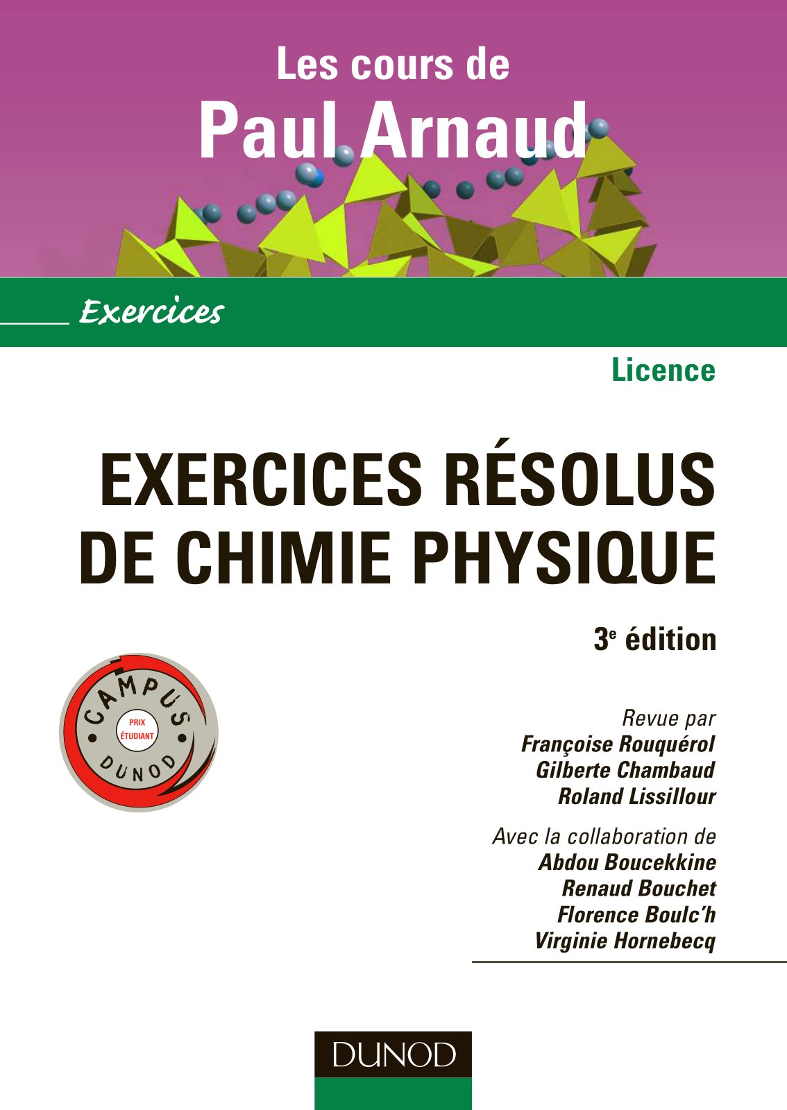 First page of Chimie Etude superieure ExoResolus
