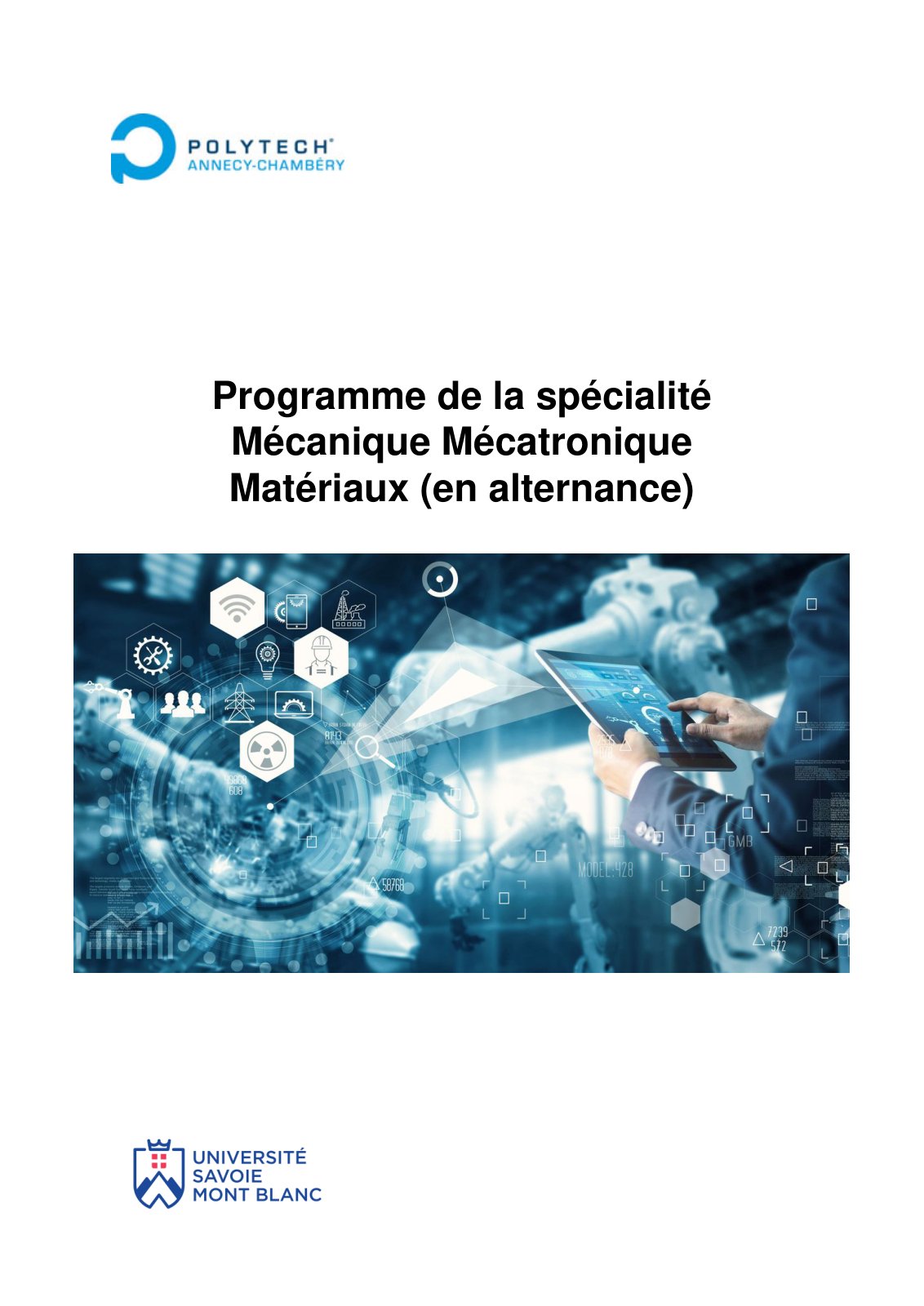 First page of 2021 2025 MECA ALT Programme