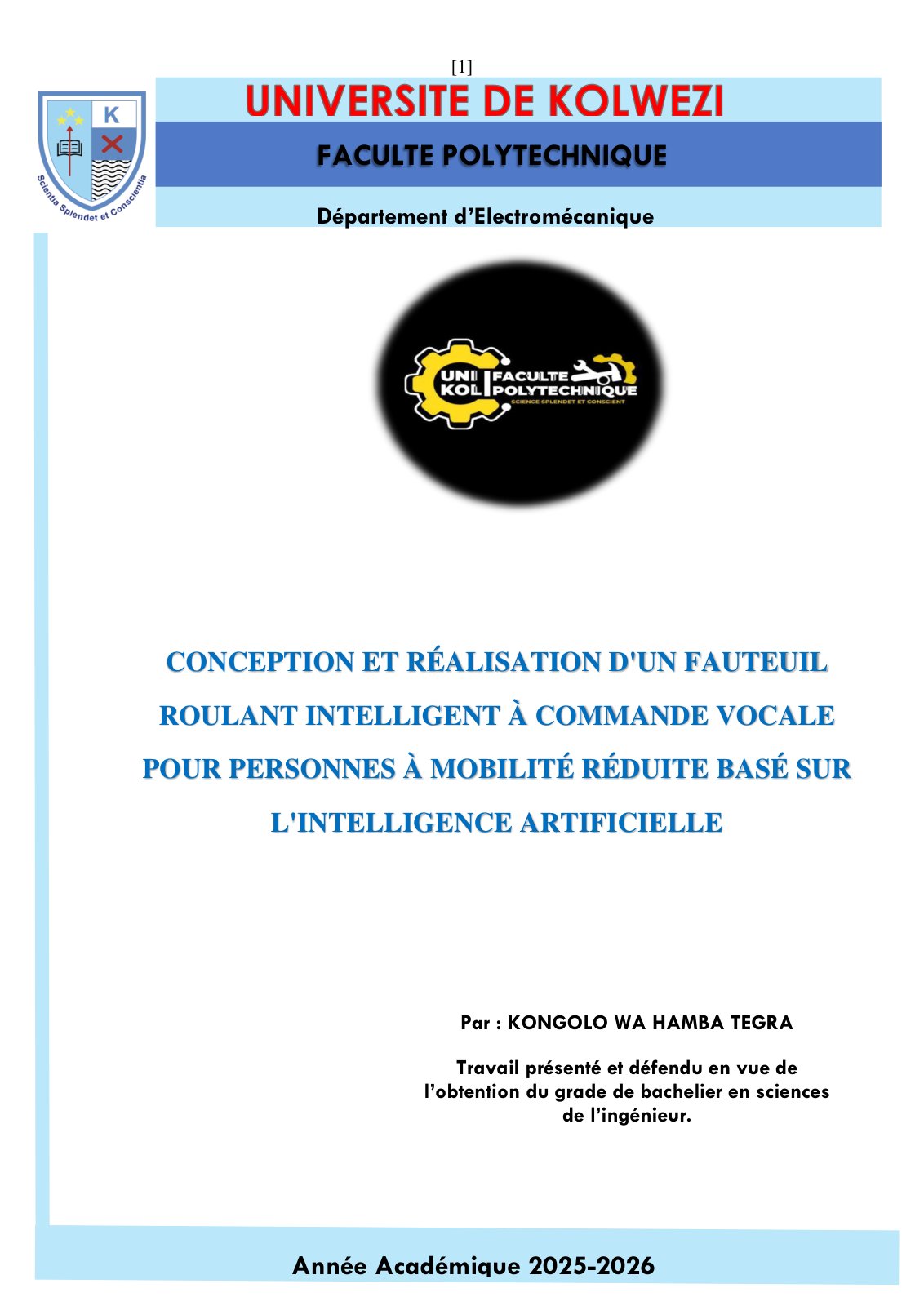 First page of TFC KONGOLO WA HAMBA TEGRA