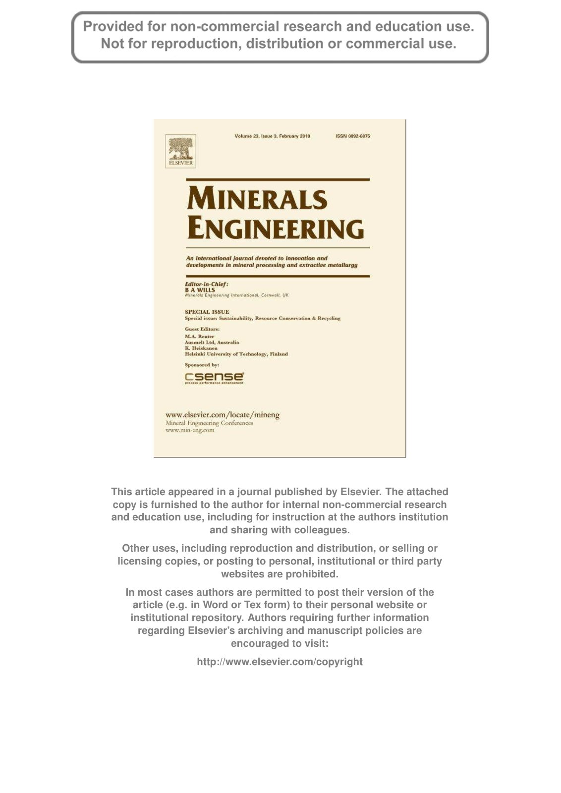 First page of Effective CO2-speciﬁc sequestration capacity of steel slags and variability in their leaching behaviour in view of industrial mineral carbonation