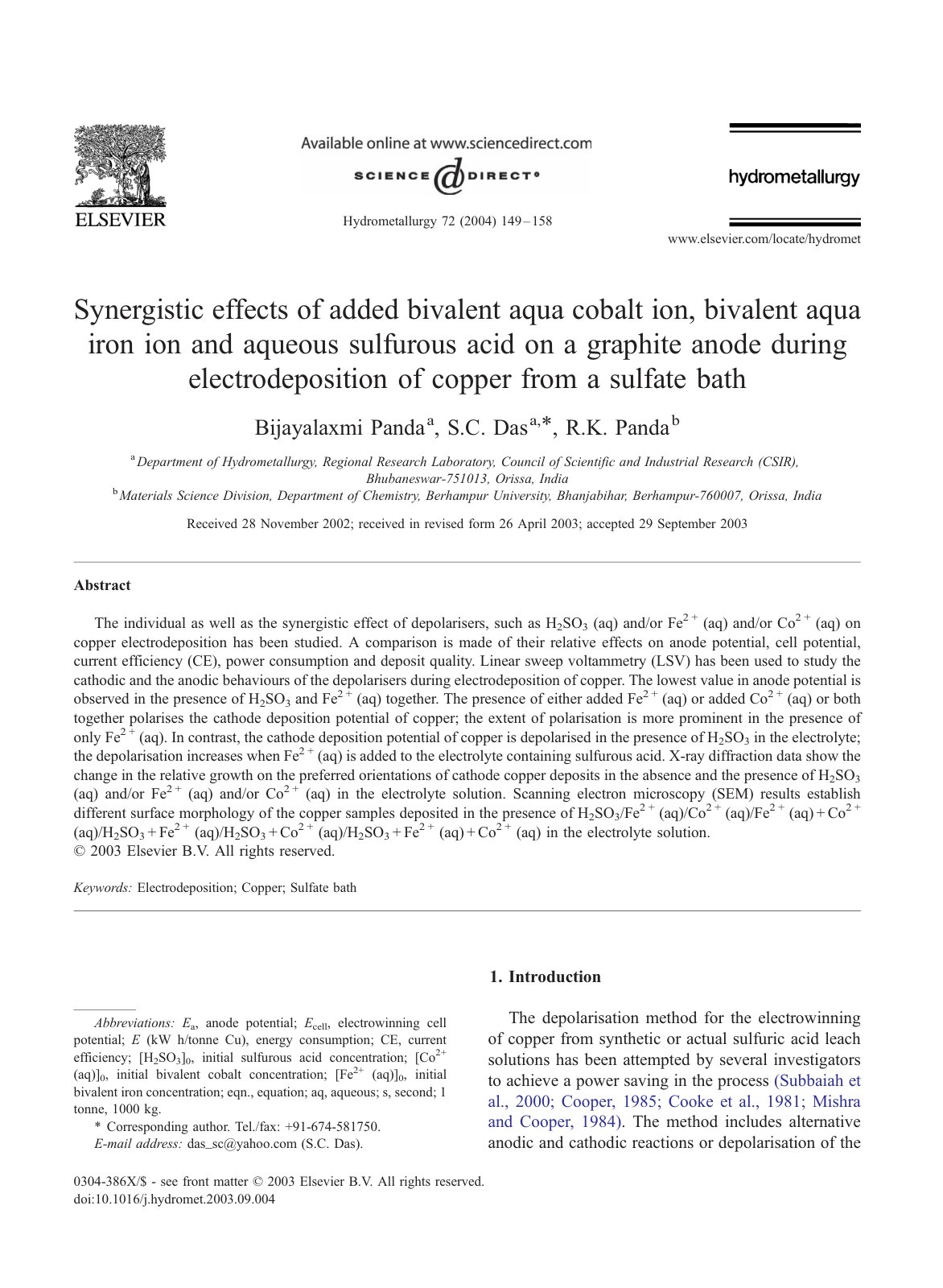 First page of Synergistic effects of added bivalent aq