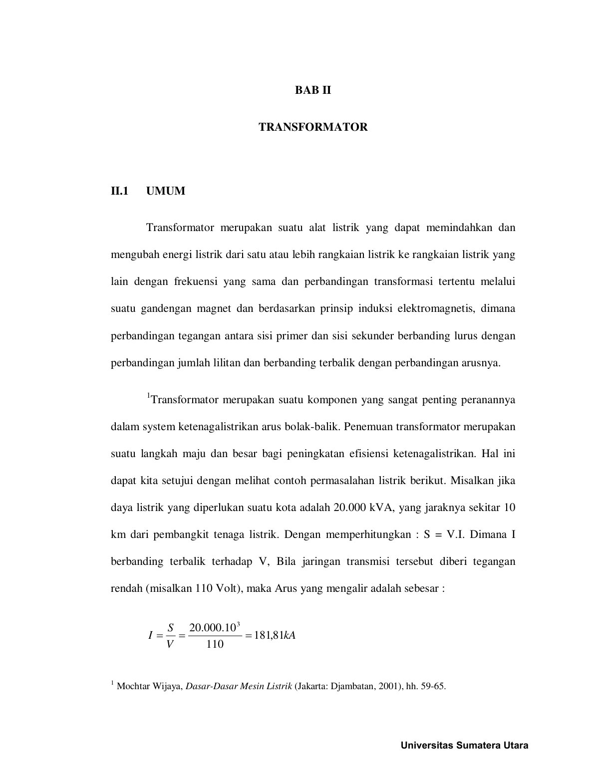 First page of Power Transformer