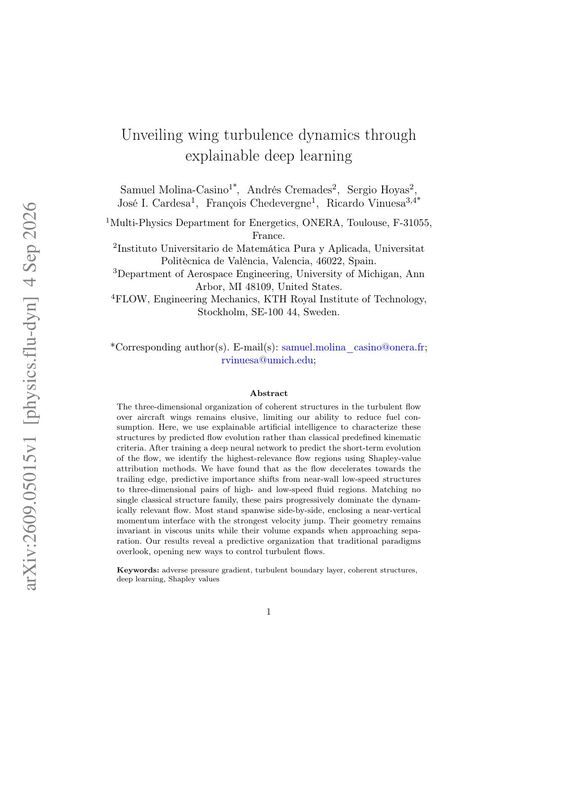 First page of 2026 Molina Casino Wing Turbulence Explainable Learning