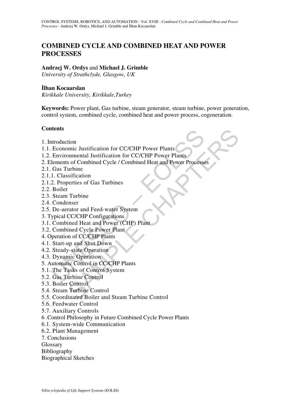 First page of Combined cycle and combined heat and pow